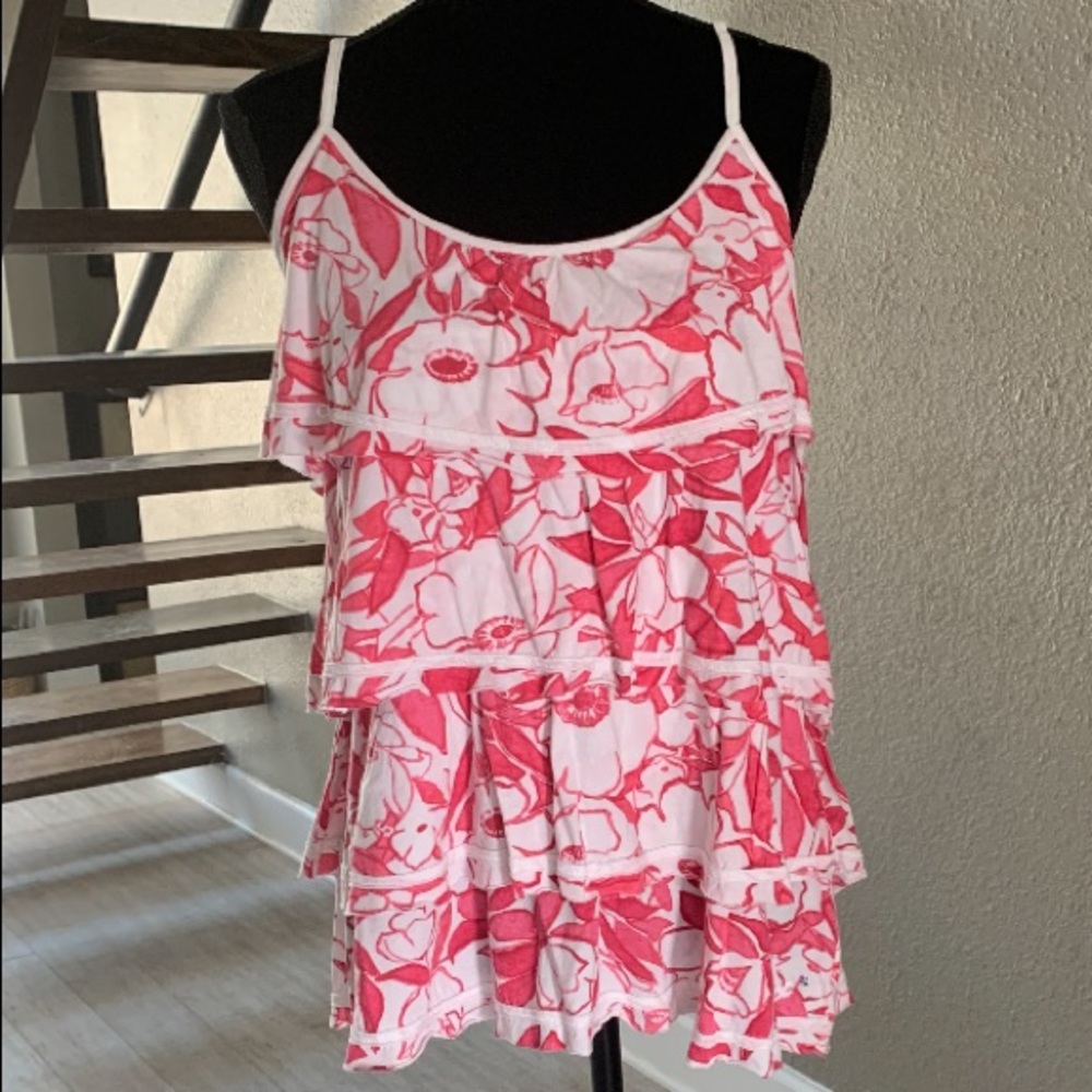NWT Aerie Ruffle Layered Tank Top